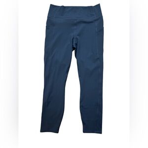 Oasis Pureluxe High waisted 7/8 Leggings Navy Blue size Large